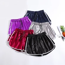 Летние женские спортивные шорты с высокой талией обтягивающие шорты больших размеров с эластичной резинкой на талии Короткие брюки женские повседневные шорты на шнурке Feminino
