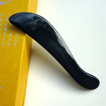 

Natural horns facial massage scraping plates face-lift sheet section dedicated long S-shape acupuncture massage use