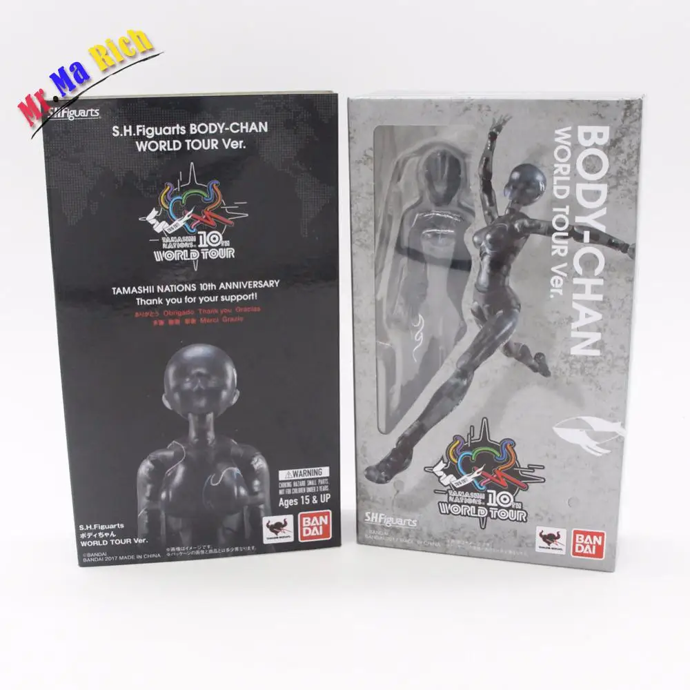 Оригинальный World Tour Corpo Kun & Body Chan Bjd Nero Trasparente Colore Ver. Azione ПВХ фигурка Da Collezione модель
