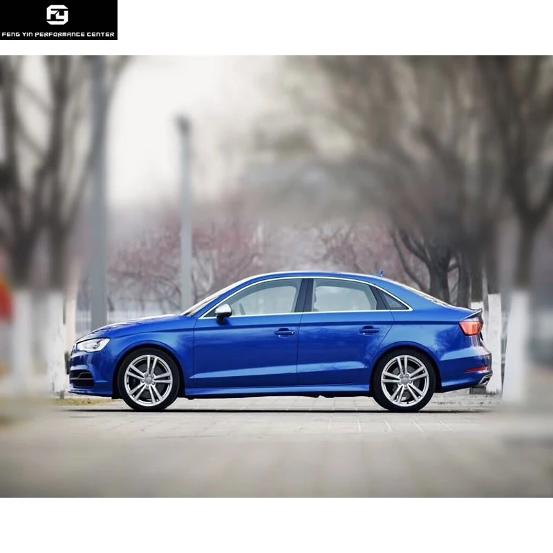 Горячая A3 S3 FRP автомобиль автомобильная сторона юбки для Audi A3 S3 автомобильный комплект кузова