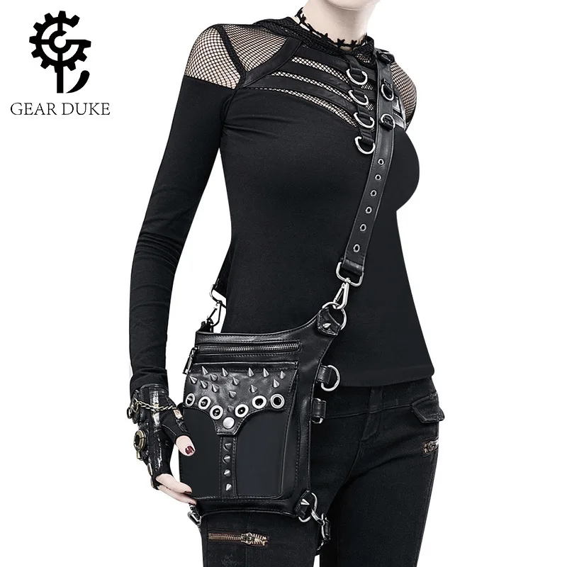 Сумка для мотоциклиста Gear Duke в стиле стимпанк поясная сумочка мессенджер на