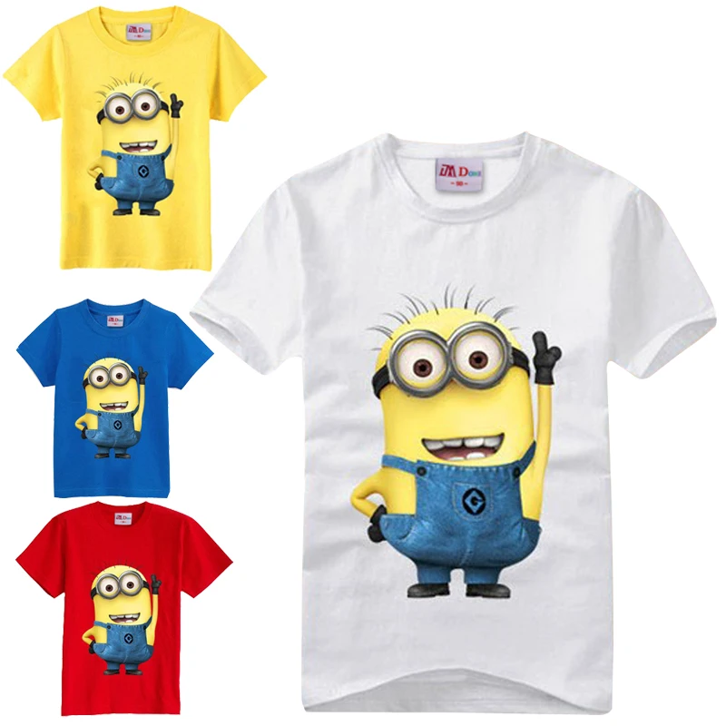 DMDM PIG Despicable me Kids Baby Children's Clothing tshirt Minions