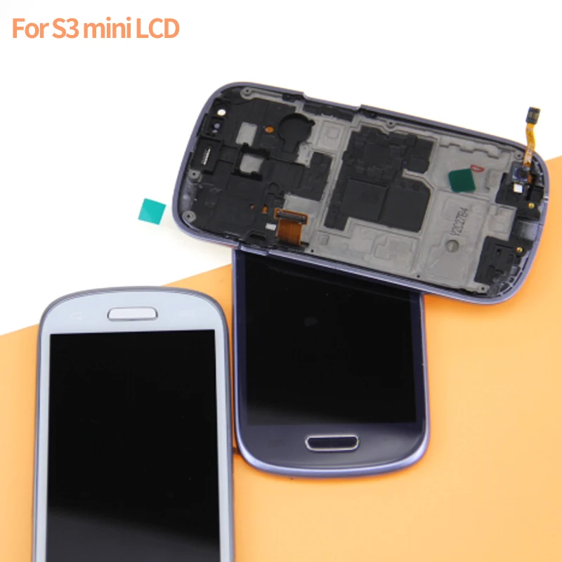 Синий белый ЖК дисплей Замена для Samsung Galaxy SIII S3 Mini i8190 с сенсорным сенсором