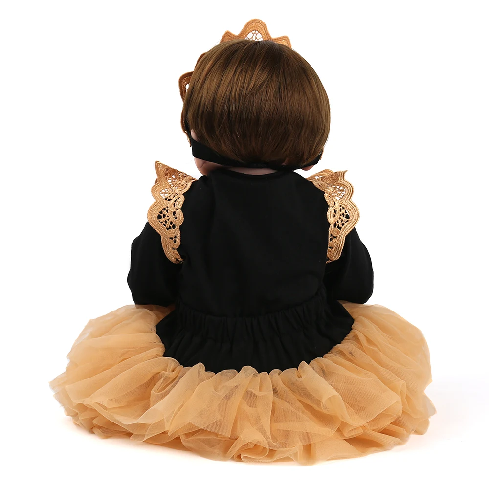 KAYDORA Baby Reborn 55 см реалистичный Reborn Bebes De силиконовый реалистичный детский Возрожденный силикон Inteiro Menina кукла для девочек