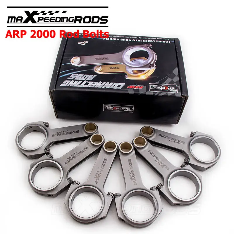 Connecting Rods For BMW M20 M20B27 325e 2.7L 6cyl 130mm H-beam Rod + Bolts Set |