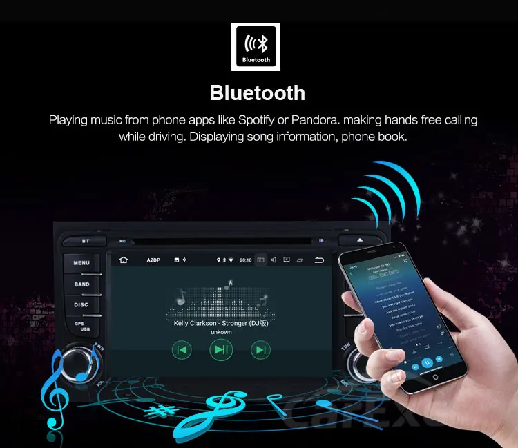 Cheap CarExc Android 9.0 For Audi A4 S4 RS4 SEAT EXEO Car DVD Player With GPS Navigation System WiFi Bluetooth USB SD Radio Multimedia 9