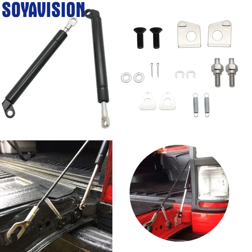 

Pair Spring Steel Tailgate Slow Down & Easy Up Strut Set Car Parts For FORD RANGER T6 Year 2012 2013 2014 2015 2016 MA-ZDA BT50