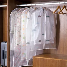 Чехол для одежды для защиты от пыли мешок PEVA прозрачные напечатанные водоотталкивающие костюмы швейное изделие для сумки Пылезащитная куртка крышка SN005