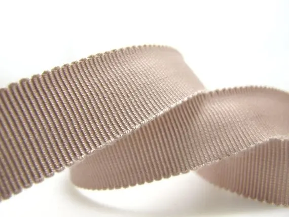 Ribbon Petersham Black Grosgrain 25mm x 10mtrs