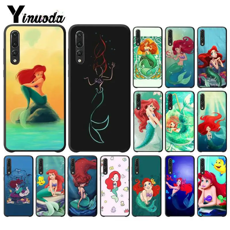 

Yinuoda Ariel Little Mermaid snow princess Phone Cover for Huawei P9 P10 Plus Mate9 10 Mate10 Lite P20 Pro Honor10 View10
