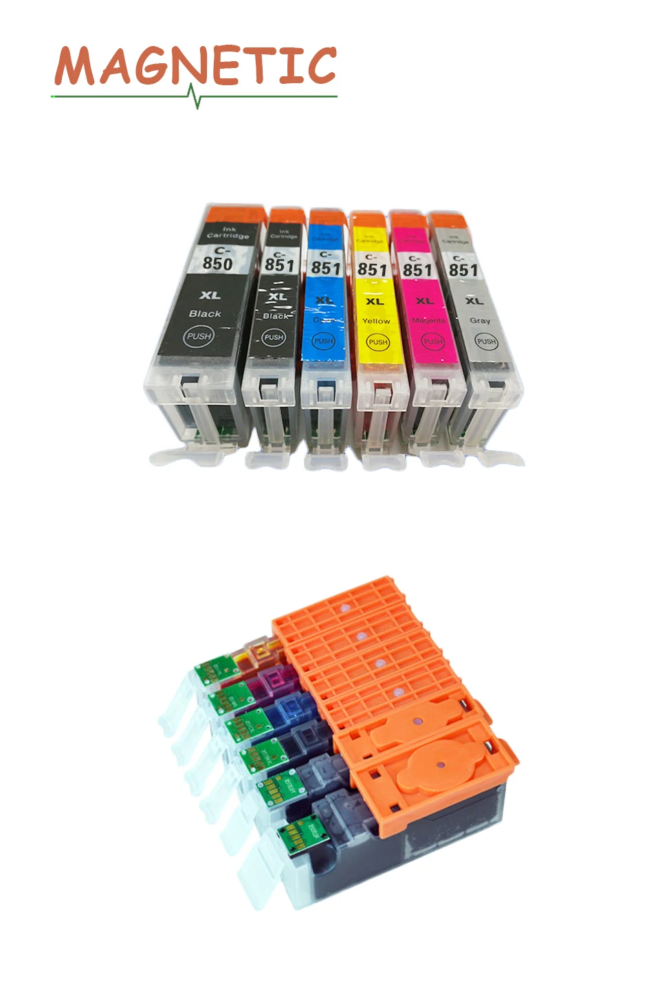 for pgi850 compatible cartridge 6x