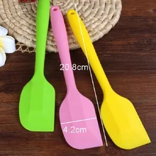 1 шт. силиконовый кондитерский блендер для выпечки торта Крем смеситель скребок Ручка для выпечки Шпатель кухонные инструменты для торта случайный цвет конфет