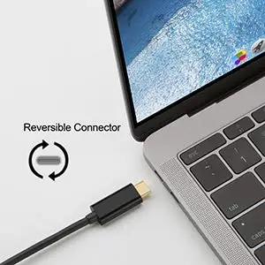 USB C к HDMI 4K@ 60 Гц, кабель типа C(совместимый Thunderbolt 3) к HDMI адаптер, совместимый MacBook Pro/MacBook Air