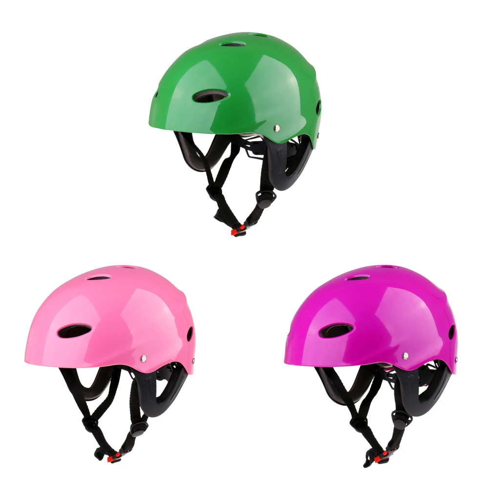 

1 Pcs Safety Helmet with Ear Protector for Water Sports Kayak Canoe Cycling Equipment Adult Men Women Child Bike Helmet