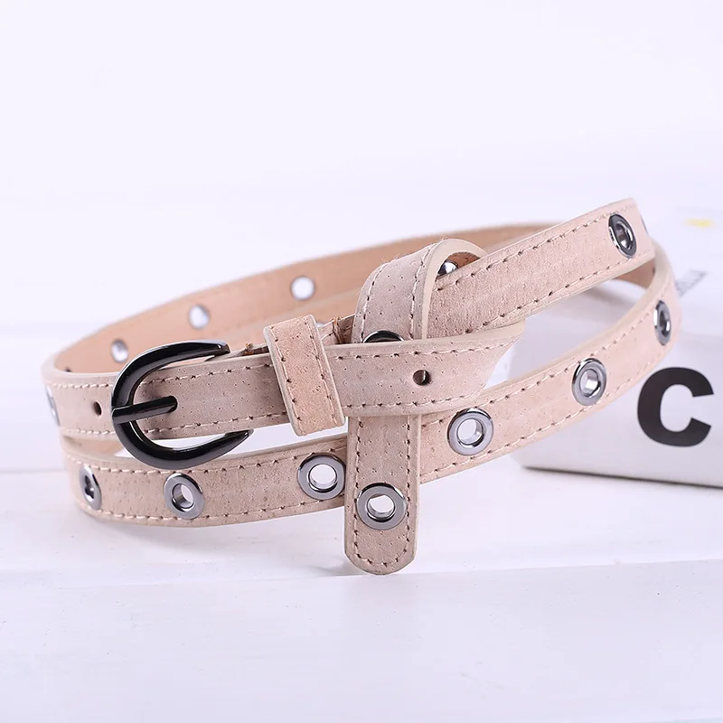 

Designer High Quality Women's Belt Genuine Pigskin Belt with Jeans Belt Inlaid with Female Jeans Hollow Out Belt Holographic