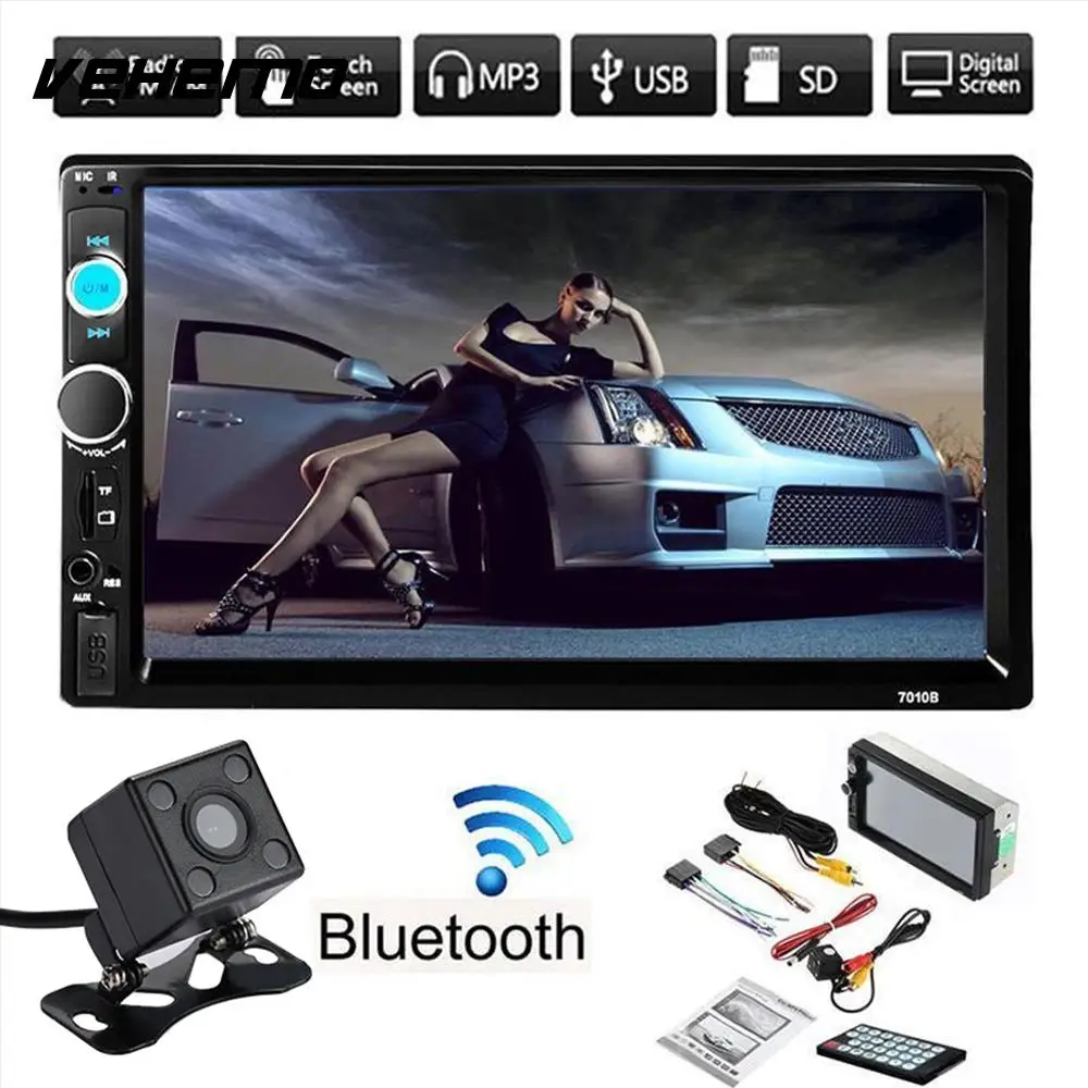 

MP5 Player Audio Video Player Smart Car MP5 Car Electronics USB 2.0 Touch Screen 2 Din Premium with Rear Camera