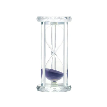 

H&D Crystal Hourglass Sand Timer with Gift Box, 30 min - Purple