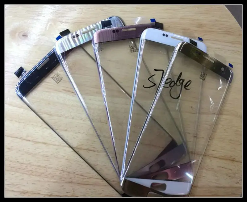 Для S7 Edge передняя внешняя стеклянная крышка объектива Замена для Samsung S7Edge G935 G935F