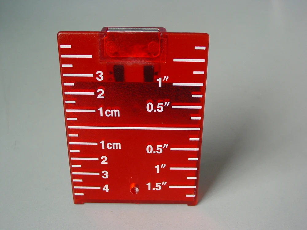 RED Target for Rotary Laser Levels Cross Line Laser Distance