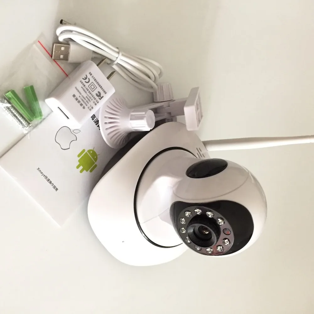 2.0MP 1080P ночное видение беспроводной Wi-Fi Pan Tilt P2P XMeye IP камера IR-CUT Сеть P/T sd-карта видео Крытый CCTV веб-камера