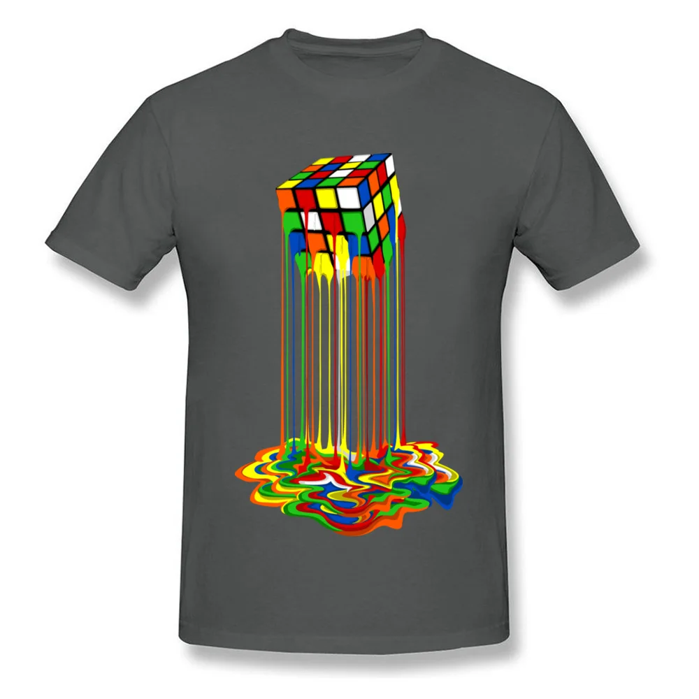 Rainbow Abstraction melted rubix cube_carbon