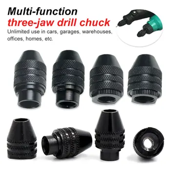 

0.5-3.2mm Multi Drill Chuck Keyless for Dremel Rotary Tools Keyless Drill Bit Chucks Adapter Converter