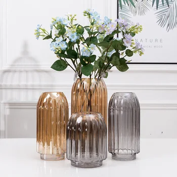 

Handmade Glass Vases Decoration Home Living Room TV Cabinet Vase Ornament Home Decoration Desk Decor Business Gift