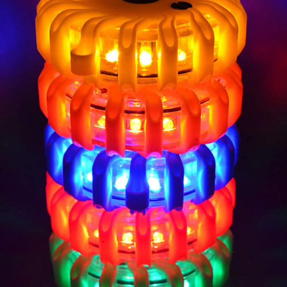 

2pcs LED Emergency Magnet Flashing Warning Night Lights Safety Road Flare Emergency Lights with Magnetic Base for Car Truck Boat