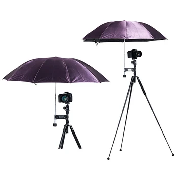 

Camera Umbrella Holder Clip Clamp Bracket Support Accessories For SLR Photography Tripod GDeals