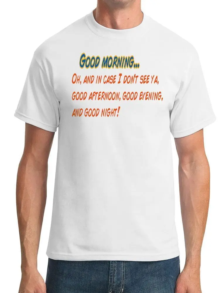 Good morning - The Truman Show Movie Inspired Mens T-Shirt | Мужская одежда