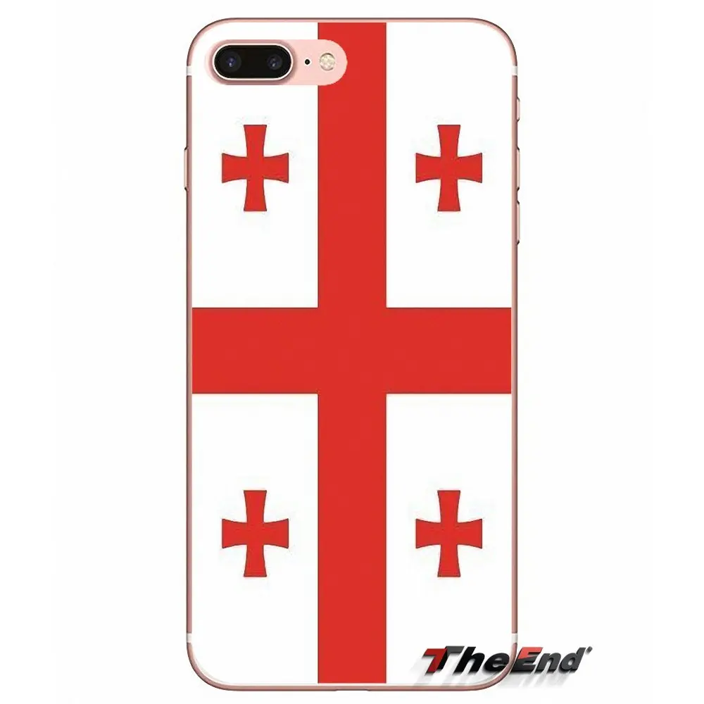 Силиконовый чехол для iPhone X 4 4S 5 5S 5C SE 6 6S 7 8 Plus Samsung Galaxy J1 J3 J5 J7 A3 A5 2016 2017 Джорджия