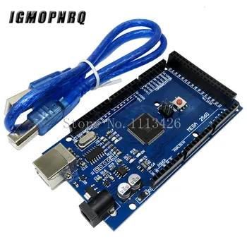 10pcs MEGA 2560 R3 ATmega2560 R3 AVR USB board + USB Cable for 2560 MEGA2560 R3