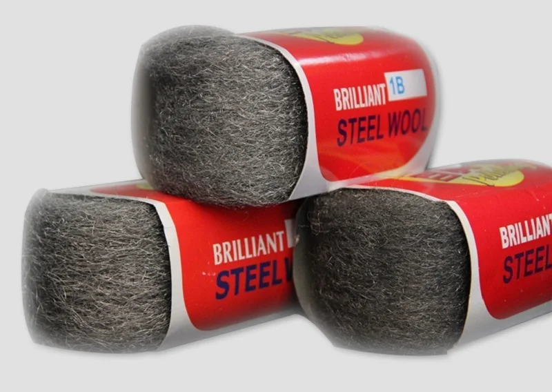 New 5pcs/lot Metal Fibre Steel Wire Wool Hand Grinding Wood Marble