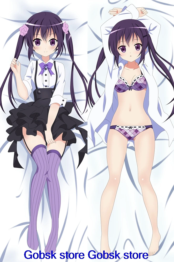 Аниме-это заказ кролика? Gochumon wa Usagi Desu ka? Hoto Kokoa Kafuu Chino Подушка «Dakimakura» обнимающая наволочка