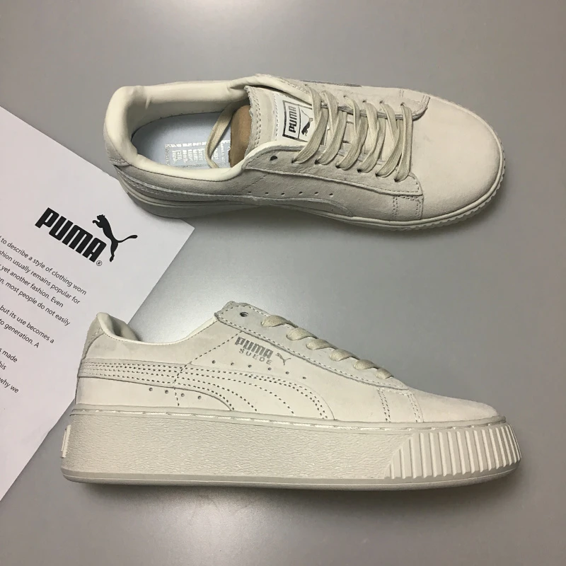 2018 nuevo PUMA Basket Platform and socks bádminton Shoes Sneakers size 39|Bádminton| -