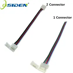 OSIDEN 5 шт./лот 10 мм 5pin RGBW ленты соединительный кабель solderless 5pin клип разъем адаптера с кабелем для RGBWW светодиодные полосы