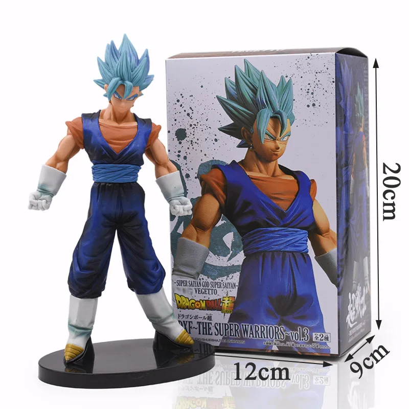 11-23 см Dragon Ball Z Super Goku Son Gohan Broly Vegeta Cell Frieza Buu Broli trunks лопуха ПВХ Фигурки коллекционные игрушки - Цвет: P With in BOX