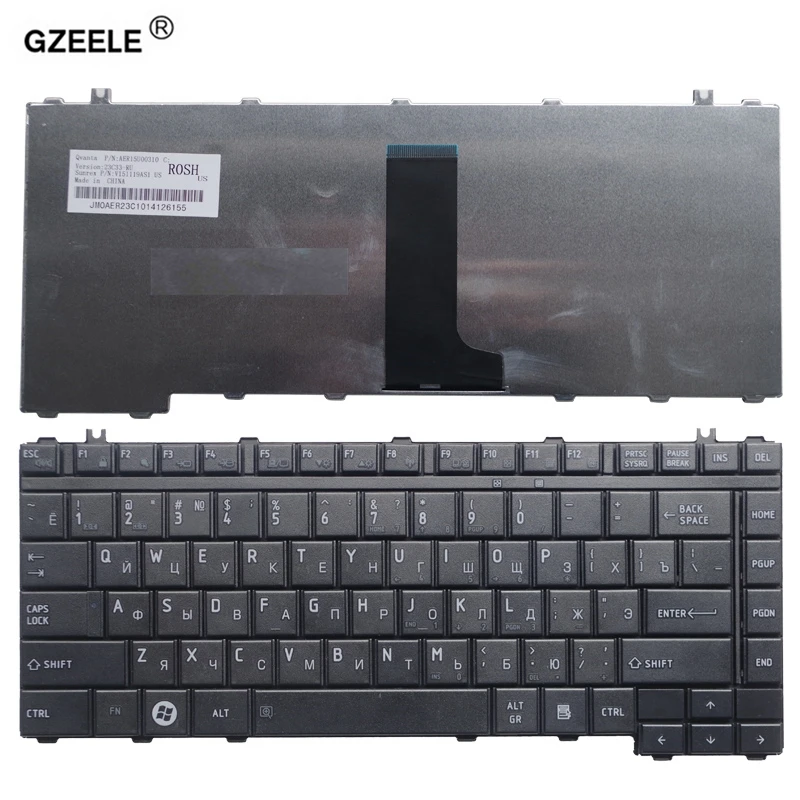 Клавиатура для ноутбука GZEELE Toshiba Satellite M205 M500 M505 L200 L205 L305 L305D L450 L450D L510 L515 L510D L310 L311 L300D