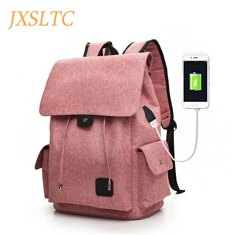 JXSLTC 15 inch laptop backpack men and women computer school backpack