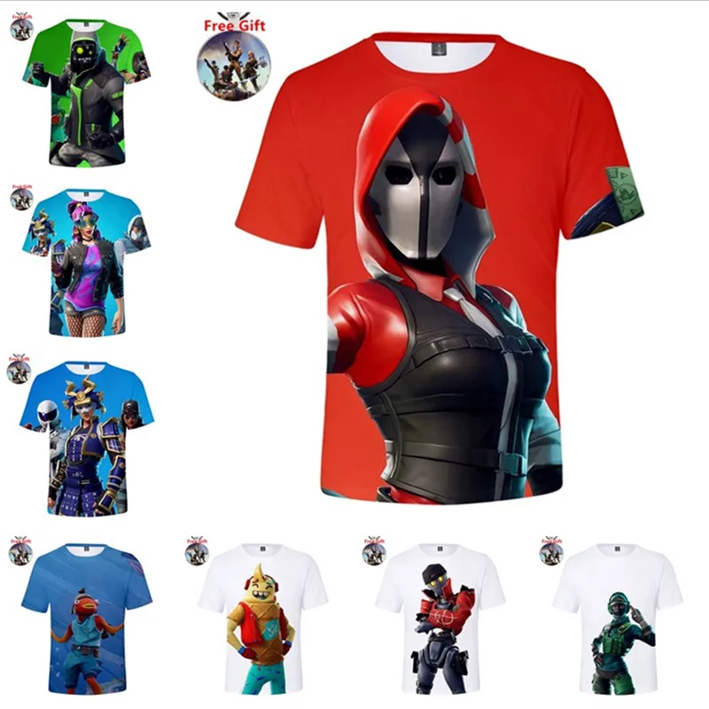 Season 8 Summer T Shirt Men Game Battle Royale Short Tee The Ace Cosplay Costumes For Kids Boy Girl Party Fashion T-shirt Women |