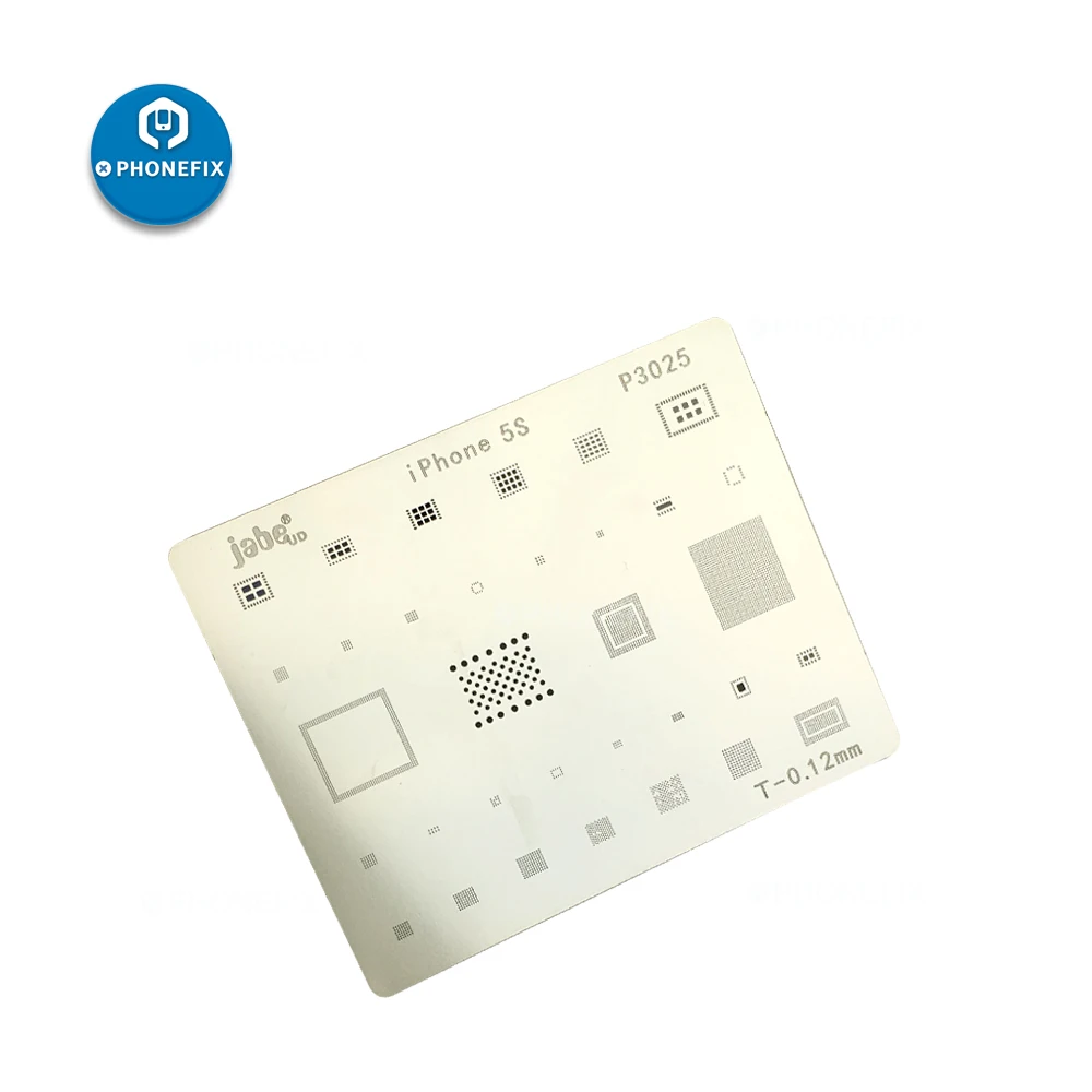 

PHONEFIX BGA Reballing Stenci Solder Template For iPhone X 8 8P 7P 7 6SP 6S 6P 6 5S HDD Nand Baseband eeprom IC Repair