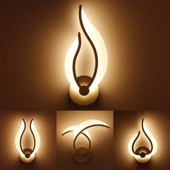 

Modern 9W LED Wall Lamp 4 Style Bedroom Beside Wall Light Home Indoor Decoration Lighting Corridor Aluminum Wall Sconce