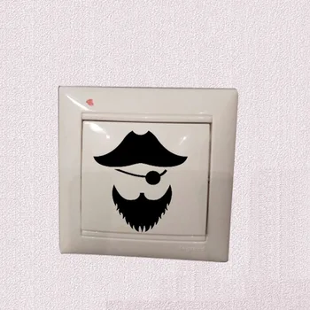 

Pirate Creative Decor Vinyl Wall Sticker Light Switch Decal Bedroom 5WS1171