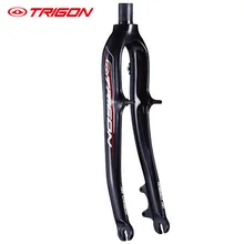 ТРИГОН MC01 МТБ один кусок полный углерода вилка углеродного волокна ультра-легкие горный велосипед вилка диск и V-тормоз