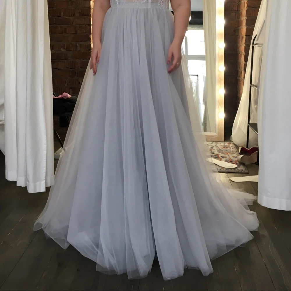 maxi tulle prom skirt