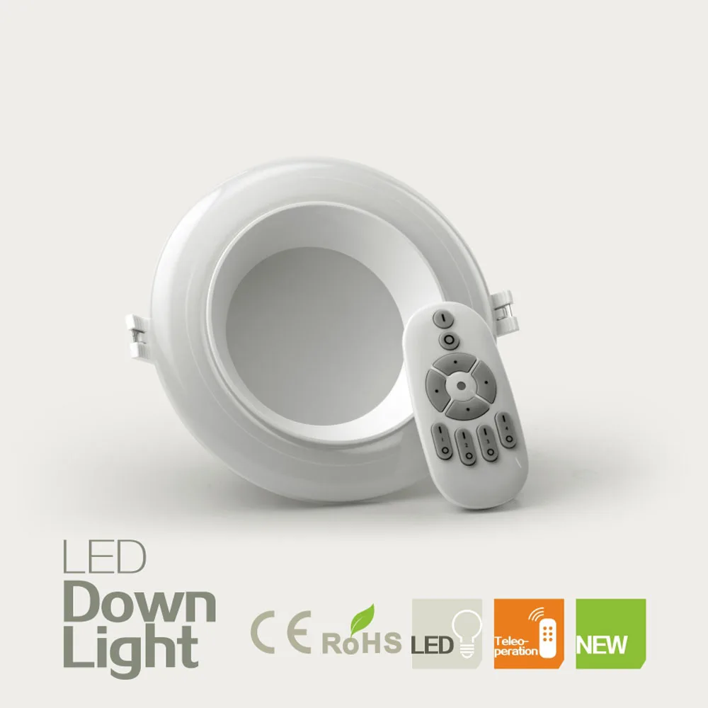 BECOSTAR Smart Светодиодный светильник 15 Вт теплый белый/холодный белый круглый потолок led-лампа с дистанционным управлением утопленные лампы