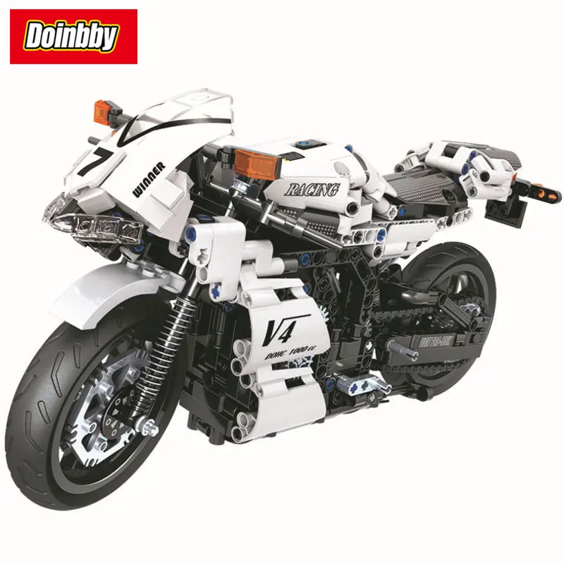 

New Arrival Bela 7047 Technic Series Speed Motorcycle 716Pcs Creative Building Block Set Bricks Kits Toys
