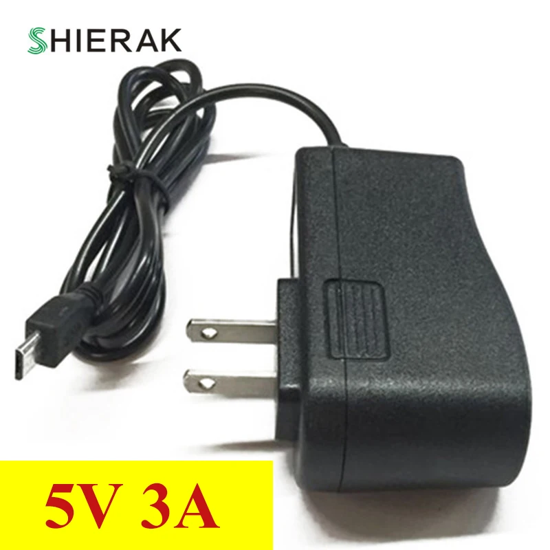 SHIERAK 5V 3A EU/US Plug Android Micro USB Port 100-240V AC to DC Power Adapter Supply Charger Adapter For Pad SHIERAK 5V 3A EU/US Plug Android Micro USB Port 100-240V AC to DC Power Adapter Supply Charger Adapter For Pad