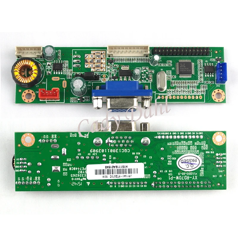 VGA LVDS 30 контактов монитор драйвер плата контроллера Модуль DIY комплект для Raspberry PI 3 "-24" 1920x1080 ЖК-дисплей матричная панель