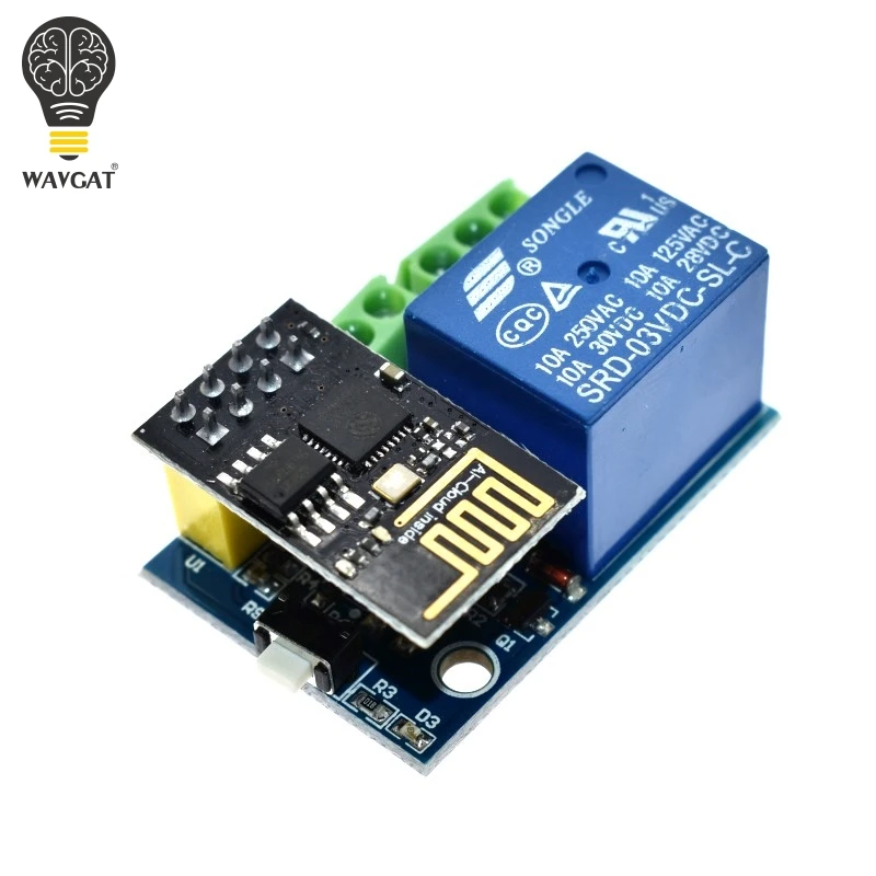 Релейный модуль WAVGAT ESP8266 ESP 01S 5 В Wi Fi Модуль DS18B20 DHT11 Things умный дом дистанционное